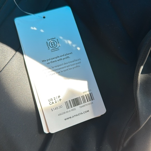 NWT! Athleta Black Stellar Flare Trouser Pant // Black #486208 - Picture 6 of 7